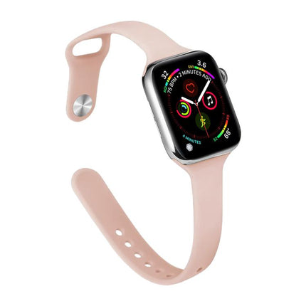 xDfind Small Waist Reverse Buckle Silicone Watch Band, For Apple Watch 42 / 44 / 45 / 46 / 49mm, For Apple Watch 38 / 40 / 41 / S11 42mm