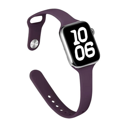 xDfind Small Waist Reverse Buckle Silicone Watch Band, For Apple Watch 42 / 44 / 45 / 46 / 49mm, For Apple Watch 38 / 40 / 41 / S11 42mm