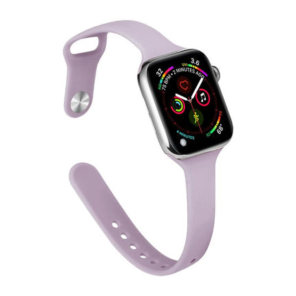 xDfind Small Waist Reverse Buckle Silicone Watch Band, For Apple Watch 42 / 44 / 45 / 46 / 49mm, For Apple Watch 38 / 40 / 41 / S11 42mm