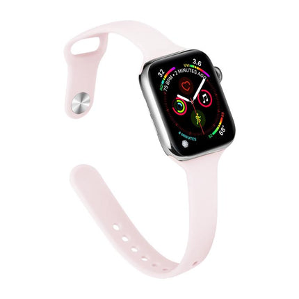 xDfind Small Waist Reverse Buckle Silicone Watch Band, For Apple Watch 42 / 44 / 45 / 46 / 49mm, For Apple Watch 38 / 40 / 41 / S11 42mm