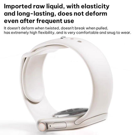 xDfind Small Waist Reverse Buckle Silicone Watch Band, For Apple Watch 42 / 44 / 45 / 46 / 49mm, For Apple Watch 38 / 40 / 41 / S11 42mm