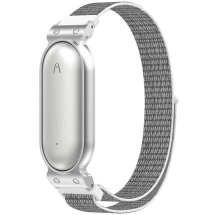 xDfind Metal Frame Integrated Nylon Loop Hook and Loop Fastener Watch Band, For Plaud NotePin AI