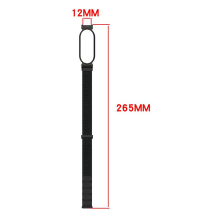 xDfind Metal Frame Integrated Nylon Loop Hook and Loop Fastener Watch Band, For Plaud NotePin AI