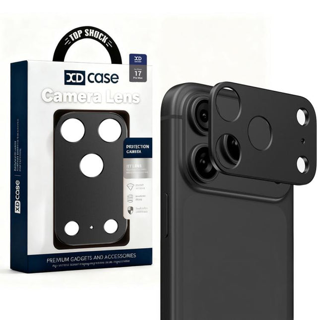 XDcase Metal Flat & Hollow Camera Lens Protector, For iPhone 17 Pro Max, For iPhone 17 Pro