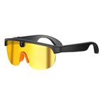 Gradient Yellow Lenses Black Frame