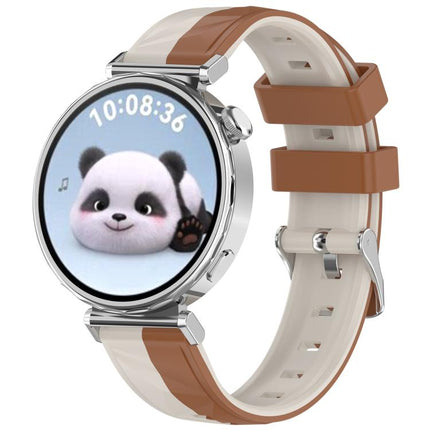 xDfind Ice Crystal Texture Two Color Silicone Watch Band, For Huawei Watch GT 6 / 5 / 4 41mm