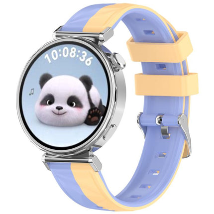 xDfind Ice Crystal Texture Two Color Silicone Watch Band, For Huawei Watch GT 6 / 5 / 4 41mm