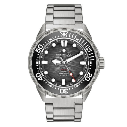 NORTH EDGE TRITON-TI Titanium Alloy Solar-powered Professional Outdoor Dive Watch