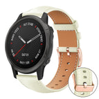 For Garmin Fenix 8/7S/6S/5S 20mm / Creamy White