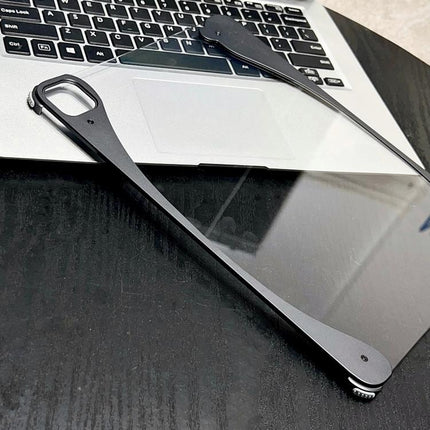 White Glazed Clear Acrylic Hybrid Metal Tablet Case, For iPad Air 13 2026 / 2025 / 2024, For iPad Air 11 2026 / 2025 / 2024, For iPad Pro 13 2025 / 2024, For iPad Pro 11 2025 / 2024, For iPad 2025 / 2022