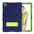For Samsung Galaxy Tab A7 10.4 (2020) T500 / T505 / Navy Blue Yellow Green