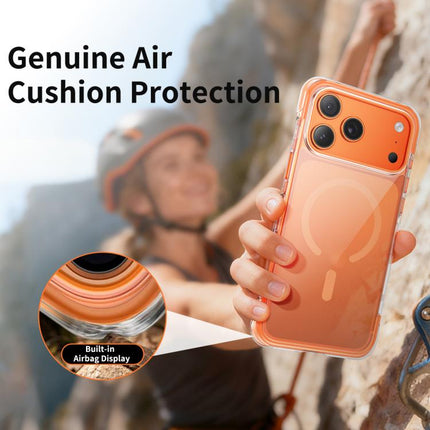 Vacuum Airbag TPU + Acrylic Magnetic Shockproof Phone Case, For iPhone 17 Pro Max, For iPhone 17 Pro, For iPhone 17