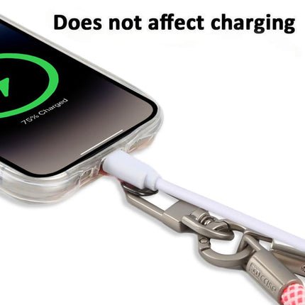 XDcase Anti-Lost Phone Wrist Lanyard with Metal Buckle & Gasket, Length: 18.9cm