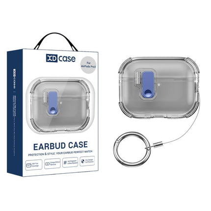 XDcase Transparent Silicone Automatic Pop-Up Earbud Case, For AirPods Pro 3, For AirPods 4, For AirPods Pro 2 / 1