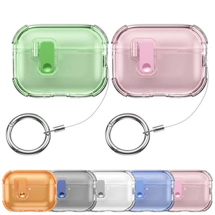 XDcase Transparent Silicone Automatic Pop-Up Earbud Case, For AirPods Pro 3, For AirPods 4, For AirPods Pro 2 / 1