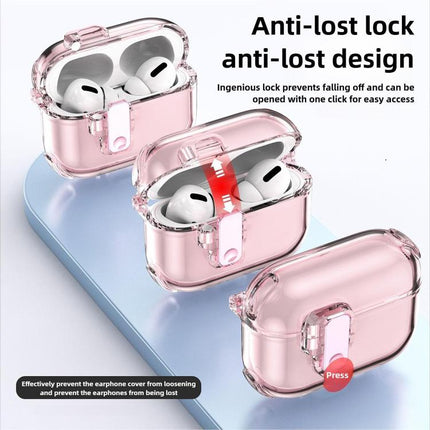 XDcase Transparent Silicone Automatic Pop-Up Earbud Case, For AirPods Pro 3, For AirPods 4, For AirPods Pro 2 / 1