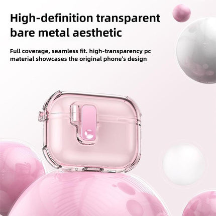XDcase Transparent Silicone Automatic Pop-Up Earbud Case, For AirPods Pro 3, For AirPods 4, For AirPods Pro 2 / 1