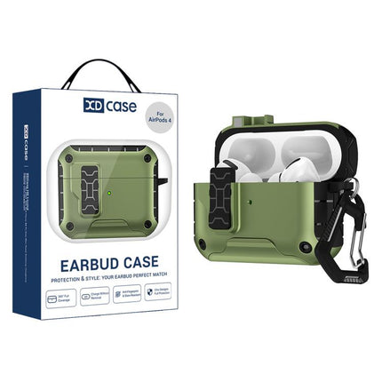 XDcase Auto Pop-Up Magnetic Earbud Case with Holder, For AirPods Pro 3, For AirPods 4, For AirPods Pro 2 / 1