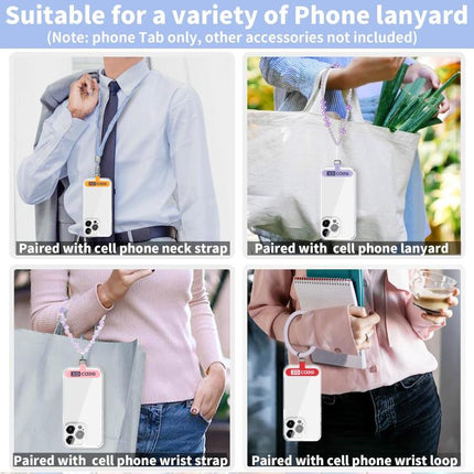 XDcase 5pcs Phone Tether Tab Cellphone Lanyard Patch Connector Part