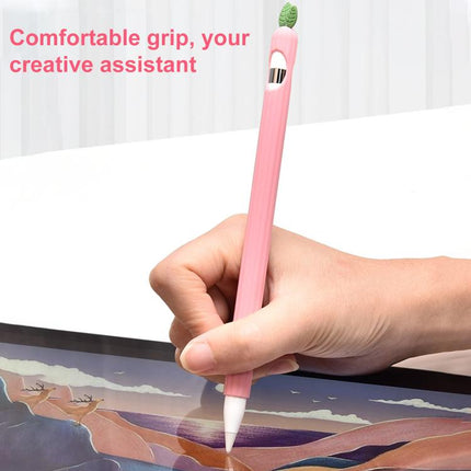 XDcase Fruit & Veggie Anti-Slip Silicone Stylus Pen Sleeve, For Apple Pencil Pro / 2