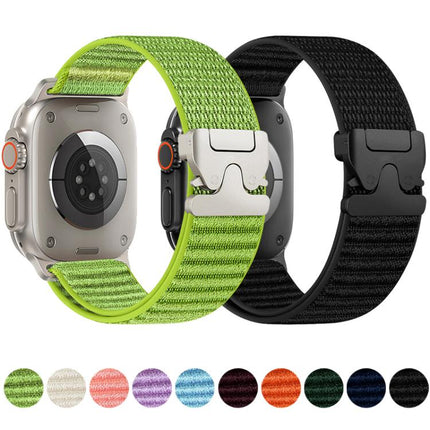 xDfind Parachute Buckle Mountain Pattern Nylon Watch Band, For Apple Watch 42 / 44 / 45 / 46 / 49mm, For Apple Watch 38 / 40 / 41 / S10 42mm