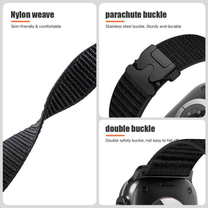 xDfind Parachute Buckle Mountain Pattern Nylon Watch Band, For Apple Watch 42 / 44 / 45 / 46 / 49mm, For Apple Watch 38 / 40 / 41 / S10 42mm