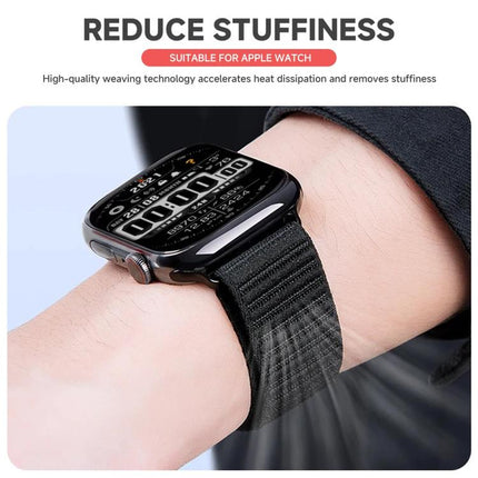 xDfind Parachute Buckle Mountain Pattern Nylon Watch Band, For Apple Watch 42 / 44 / 45 / 46 / 49mm, For Apple Watch 38 / 40 / 41 / S10 42mm