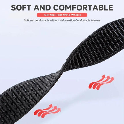 xDfind Parachute Buckle Mountain Pattern Nylon Watch Band, For Apple Watch 42 / 44 / 45 / 46 / 49mm, For Apple Watch 38 / 40 / 41 / S10 42mm