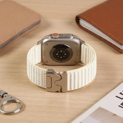 xDfind Parachute Buckle Mountain Pattern Nylon Watch Band, For Apple Watch 42 / 44 / 45 / 46 / 49mm, For Apple Watch 38 / 40 / 41 / S10 42mm