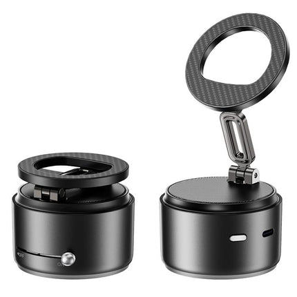 A5 Multifunctional Magnetic Phone Holder Bluetooth Speaker, A5 (Black), A5 (Dark Blue)