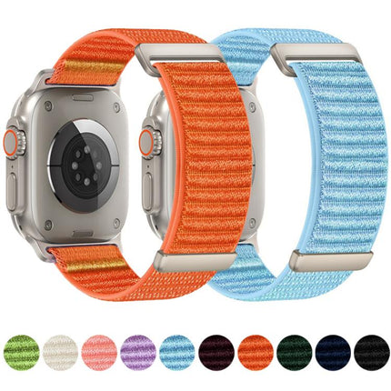 xDfind Two-section Mountain Pattern Nylon Watch Band, For Apple Watch 42 / 44 / 45 / 46 / 49mm, For Apple Watch 38 / 40 / 41 / S11 42mm