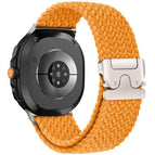 For Galaxy Watch9 / 8 / 8 Classic / Orange+Black Buckle