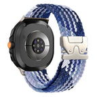 For Galaxy Watch9 / 8 / 8 Classic / Blueberry+Silver Buckle
