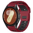 20mm / Wine Red+Black
