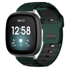 For Fitbit Versa 4 / 3 / Sense2 / 1 / Wilderness Green+Black