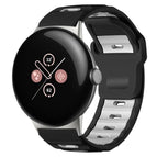 For Google Pixel Watch 4 / 3 / 2 / 1 41mm / Black+White
