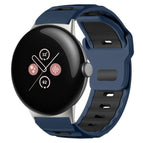 For Google Pixel Watch 4 / 3 / 2 / 1 41mm / Blue Grey+Black