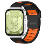For Huawei Watch Fit4 Pro / Fit4 / Fit3 / Black+Orange