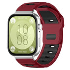 For Huawei Watch Fit4 Pro / Fit4 / Fit3 / Wine Red+Black