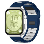 For Huawei Watch Fit4 Pro / Fit4 / Fit3 / Navy Blue+White