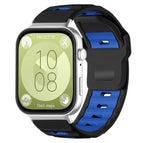 For Huawei Watch Fit4 Pro / Fit4 / Fit3 / Black+Royal Blue