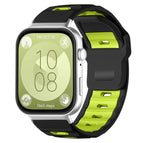 For Huawei Watch Fit4 Pro / Fit4 / Fit3 / Black+Fluorescent Green