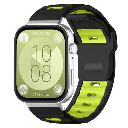 xDfind Flat-head Dual-color Silicone Watch Band, For Huawei Watch Fit4 Pro / Fit4 / Fit3, For Huawei Watch D2
