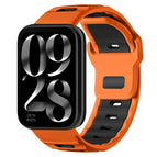 For Xiaomi Band 10 Pro / 9 Pro / Redmi Watch 6 / Orange+Black