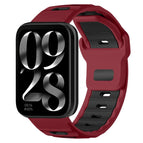 For Xiaomi Band 10 Pro / 9 Pro / Redmi Watch 6 / Wine Red+Black