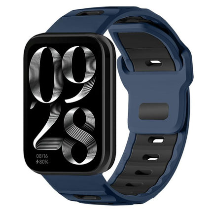 xDfind Flat-head Dual-color Silicone Watch Band, For Xiaomi Band 10 Pro / 9 Pro / Redmi Watch 6