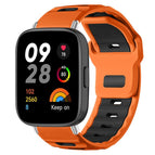 For Redmi Watch 3 / Orange+Black