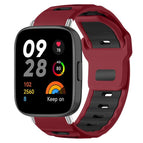 For Redmi Watch 3 / Wine Red+Black