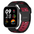 For Redmi Watch 3 / Black+Wine Red