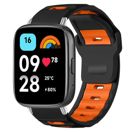 xDfind Flat-head Dual-color Silicone Watch Band, For Redmi Watch 3 Active / Watch 3 Lite